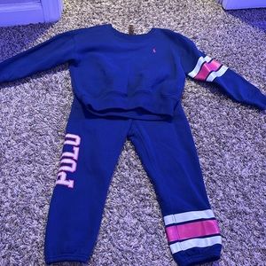 Toddler girl sweat suit
